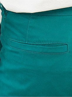 Pantaloni chino twill cotone stretch - Kiabi