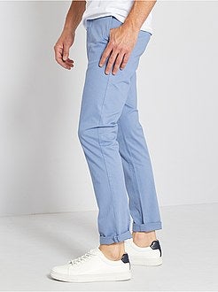 Pantaloni chino twill cotone stretch - Kiabi