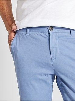 Pantaloni chino twill cotone stretch - Kiabi