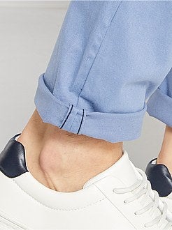 Pantaloni chino twill cotone stretch - Kiabi