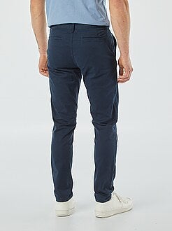 Pantaloni chino twill cotone stretch - Kiabi