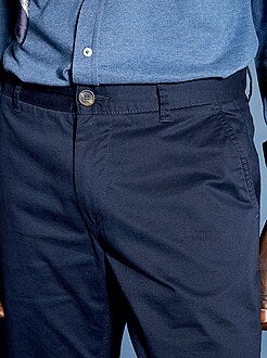 Pantaloni chino twill cotone stretch - Kiabi
