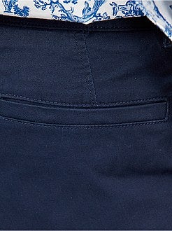 Pantaloni chino twill cotone stretch - Kiabi