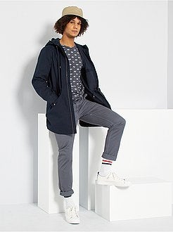 Pantaloni chino twill cotone stretch - Kiabi