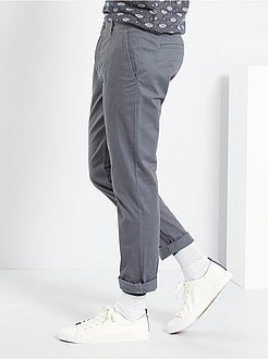 Pantaloni chino twill cotone stretch - Kiabi