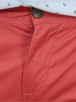 Pantaloni chino twill cotone stretch - Kiabi