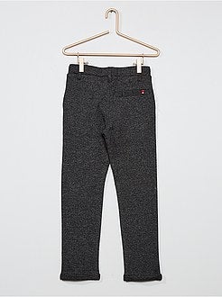 Pantaloni city in maglia screziata - Kiabi