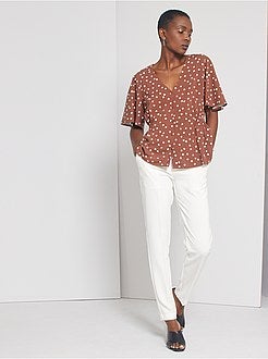 Pantaloni city taglio dritto - Kiabi