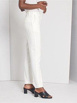 Pantaloni city taglio dritto - Kiabi