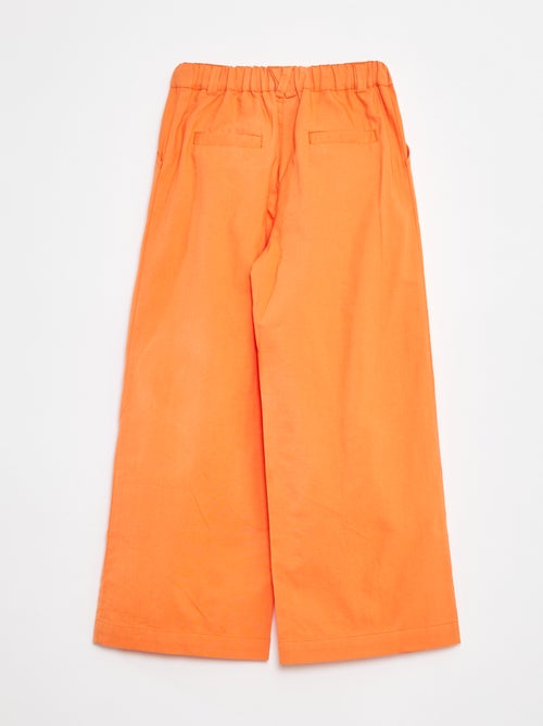 Pantaloni colorati wide leg - Kiabi
