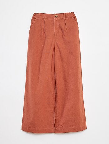 Pantaloni colorati wide leg