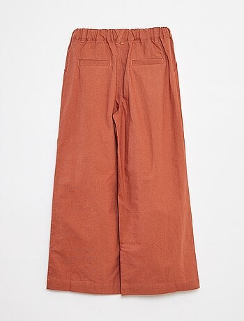 Pantaloni colorati wide leg