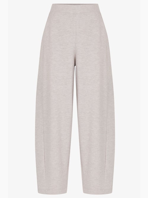 Pantaloni comfort caldi melange a vita alta penti - Kiabi
