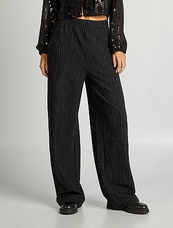 Pantaloni con bande paillettate 'JDY'
