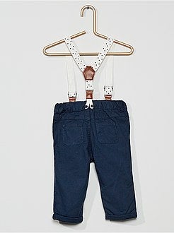 Pantaloni con bretelle - Kiabi