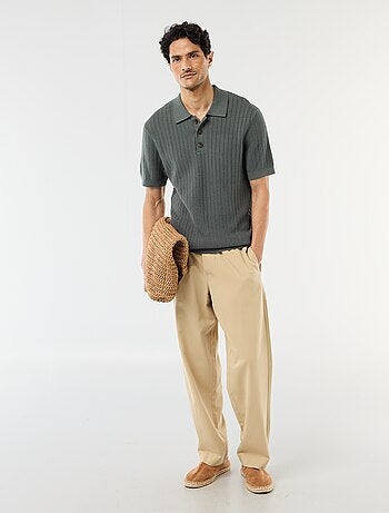 Pantaloni con cintura elasticizzata