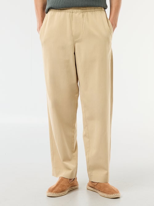 Pantaloni con cintura elasticizzata - Kiabi