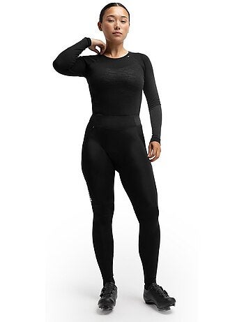 Pantaloni con fondello a gamba lunga donna ciclismo donna core lookout