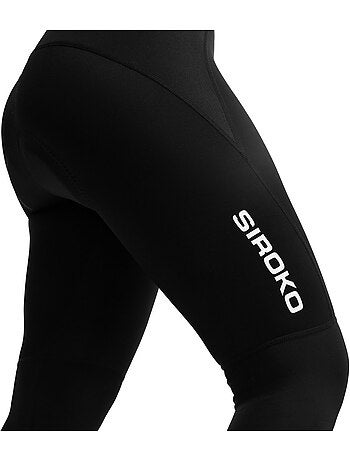Pantaloni con fondello a gamba lunga donna ciclismo donna core lookout