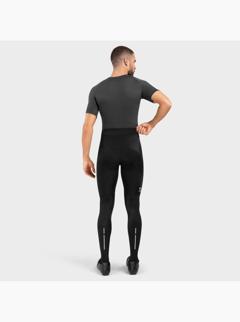 Pantaloni con fondello a gamba lunga uomo ciclismo uomo core topclass Nero - Kiabi