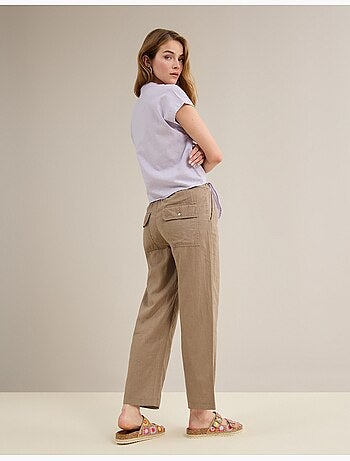 Pantaloni con lino, MO Fashion