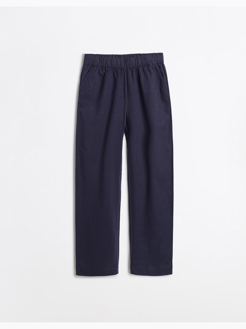 Pantaloni con lino, MO Fashion Blu - Kiabi