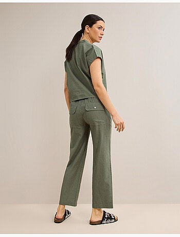 Pantaloni con lino, MO Fashion