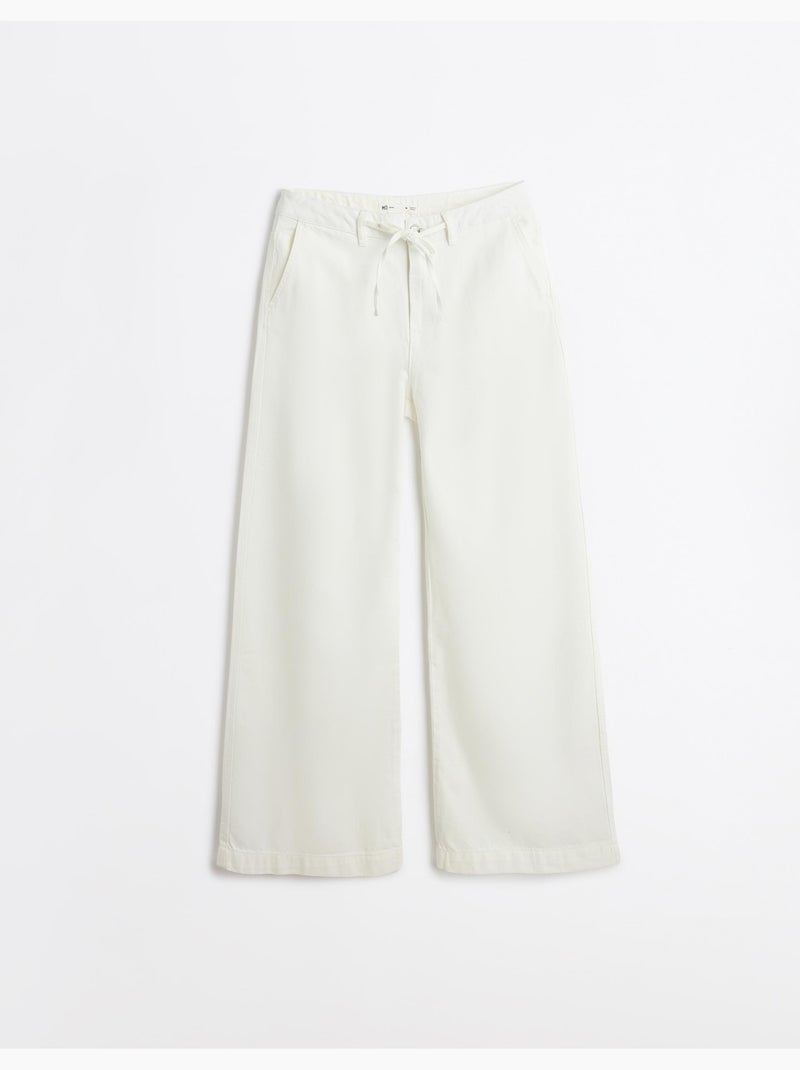 Pantaloni con lyocell, MO Fashion Bianco - Kiabi