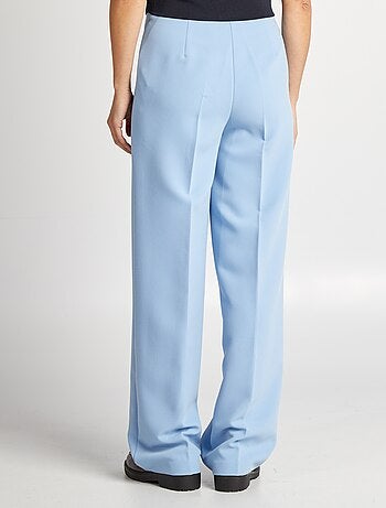 Pantaloni con pinces taglio dritto