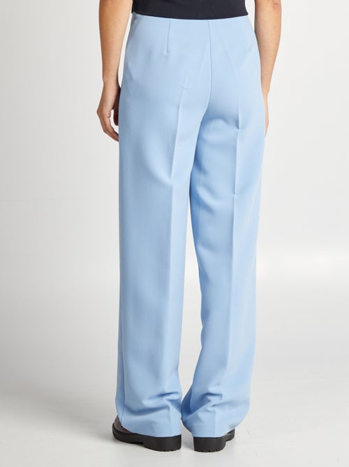 Pantaloni con pinces taglio dritto - Kiabi