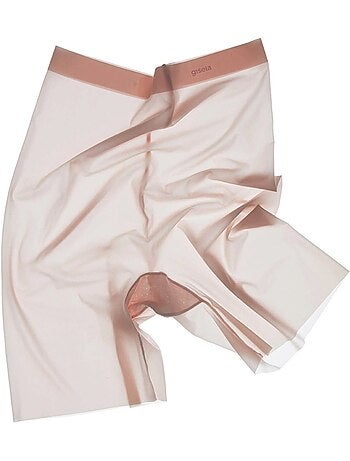 Pantaloni con rifiniture termofuse e taglio laser