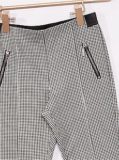 Pantaloni con stampa pied-de-poule - Kiabi