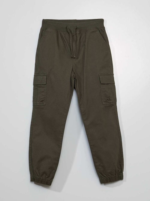 Pantaloni con tasche con patta - Taglio più confortevole - Kiabi