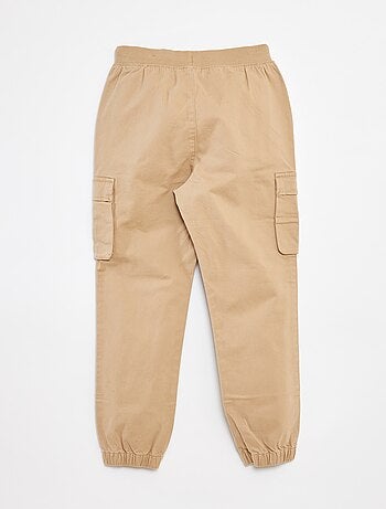 Pantaloni con tasche e vita regolabile