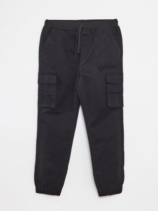 Pantaloni con tasche e vita regolabile