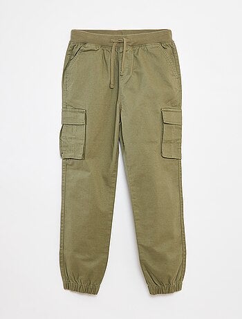 Pantaloni con tasche e vita regolabile