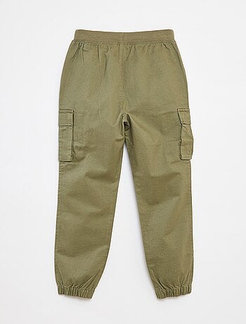 Pantaloni con tasche e vita regolabile