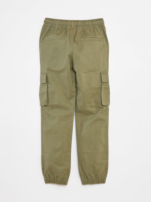 Pantaloni con tasche e vita regolabile - Kiabi