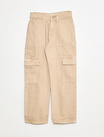 Pantaloni con tasche in denim