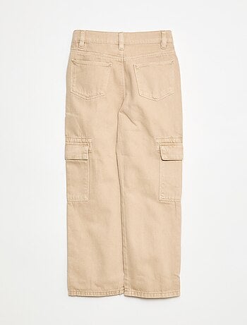 Pantaloni con tasche in denim