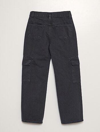 Pantaloni con tasche in denim