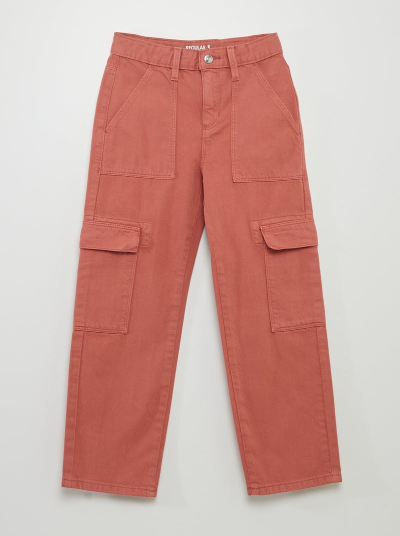 Pantaloni con tasche in denim ROSA - Kiabi