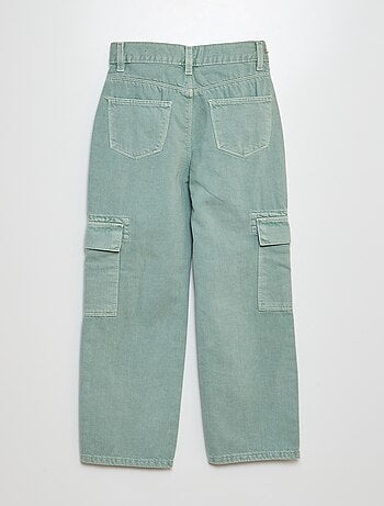 Pantaloni con tasche in denim