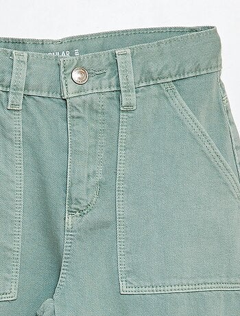 Pantaloni con tasche in denim