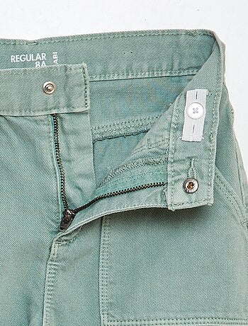 Pantaloni con tasche in denim