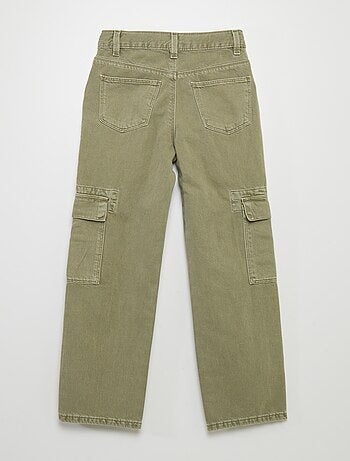 Pantaloni con tasche in denim