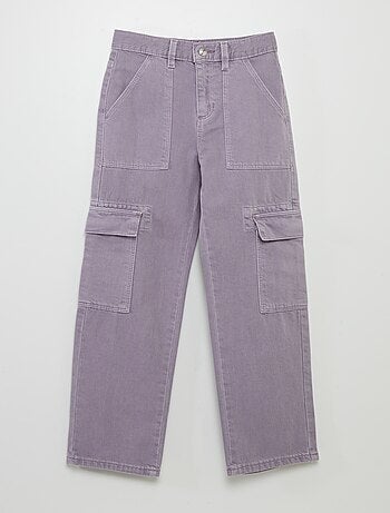 Pantaloni con tasche in denim