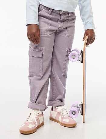 Pantaloni con tasche in denim