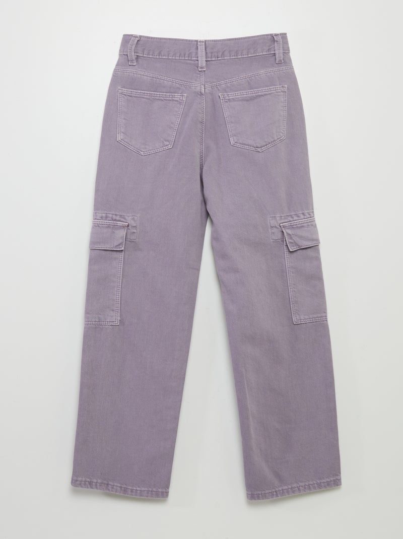 Pantaloni con tasche in denim VIOLA - Kiabi
