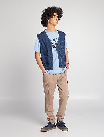 Pantaloni con tasche laterali